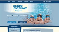 Desktop Screenshot of eastlakepools.com